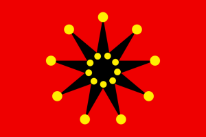 Chinese Army Wuhan Flag